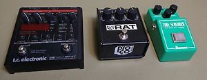 Pedals TC ELECTRONIC NOVA DELAY Tones Ibanez Tube Screamer Overdrive RAT PRO CO