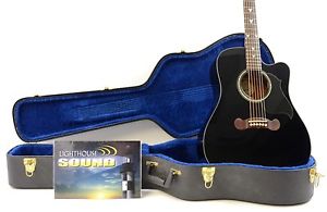 2009 Gibson Songwriter EC Special Acoustic-Electric Guitar - Black w/OHSC - USA