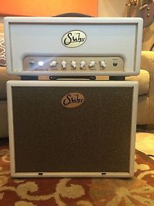 SUHR BADGER 18 HEAD and MATCHING 1x12 in IVORY TOLEX- Only Used In The Studio