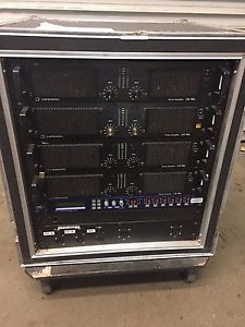 4-L'Acoustics LA 48A / amp racks turn key with XTA 226 Systems processor
