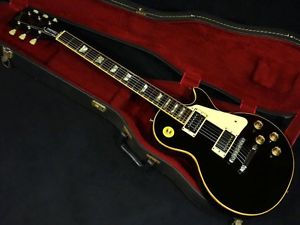 Gibson 1978 Les Paul Refinish Ebony w/hard case Free shipping Guiter #X772
