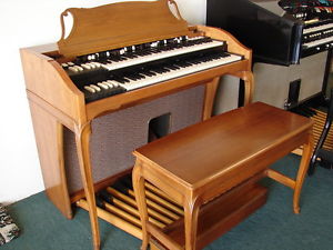 HAMMOND  A-102, (A-100 series) ORGAN BENCH, BASS PEDALS, REVERB, SERVICED