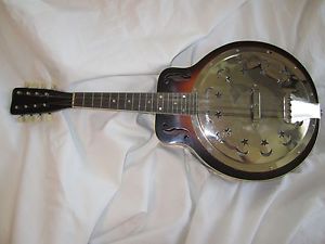 1938 Regal Made Resonator Mandolin with G&S Co. CHALLENGE c. 1928 Case