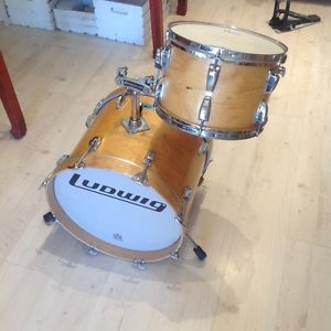 ludwig blonde maple rare 18x14,and matching 12x8 tom jazzette