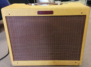 Fender '57 Custom Deluxe, 12W 1x12" Alnico Combo Amp, Lacquered Tweed, Handwired