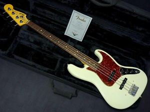 Fender Custom Shop 1964 Jazz Bass NOS Olympic White w/hard case F/S #X808