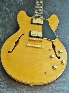 Gibson Memphis 1964 ES-345 TD Figured VOS Vintage Natural '15 Electric Guitar