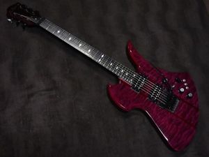 B.C.Rich Mockingbird ST Trans Purple w/Soft case Free shipping Guiter Bass #X797