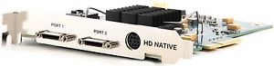 Avid Hd Native Pcie Card With Digilink cable and DigiLink mini adapter ProTools