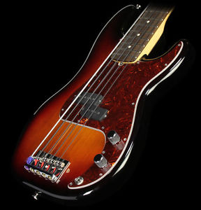 2015 Fender American Standard Precision Bass Electric Bass Guitar 3-T Sunburst