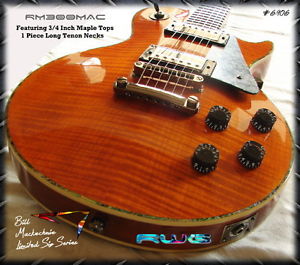 Stunning Raven West Electric Guitar Quality 3/4 Inch Maple Cap 1 Piece Neck