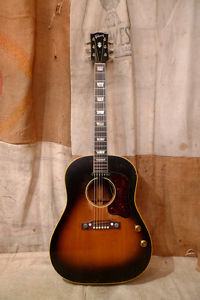 1955 Gibson J-160E Vintage Acoustic Electric Sunburst