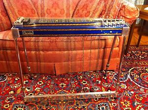 Cherokee Pedal Steel Guitar Custom E9 Nashville 10 String 3 Pedals Emmons PSG