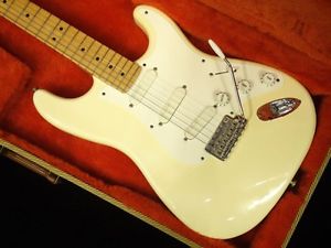 Fender USA Eric Clapton Stratocaster Olympic White w/hard case F/S #X801