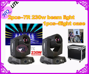7R 230W Sharpy Beam Moving Head Light with flight case for Stage POWER IN OUT