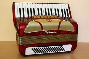 Accordion Hohner Lucia IIP 80 bass Akkordeon Fisarmonica In Top Condition + Case