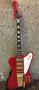 2003 Epiphone By Gibson 63 Firebird VII Reissue Red