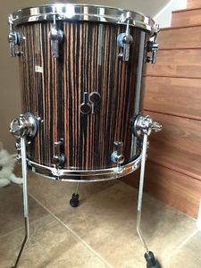 Sonor 14x14 SQ2 Floor Tom Makassar Ebony Outside & Inside Heavy