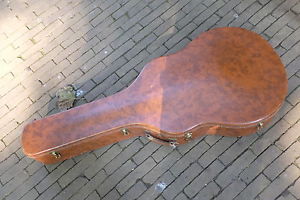 Brown Vintage Lifton Guitar Hard Case for Gibson Archtop jazzguitar/ Dreadnought