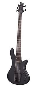 Schecter 2523 5-String Bass Guitar, Satin Black