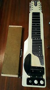 Rare Vintage 1959 Alkire 10-String  Eharp Steel Guitar with original case