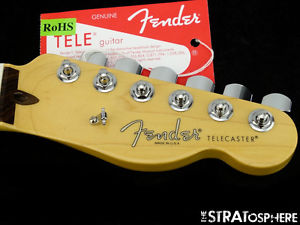 2016 Fender American CHANNEL BOUND Telecaster NECK & TUNERS Tele USA Compound
