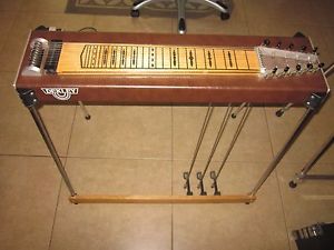 Dekley 3X3 SM10 Pedal Steel Guitar Brown with Hard Case!! with BIN!!!