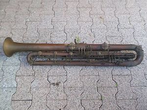 Très rare sarrusophone ancien contrebasse