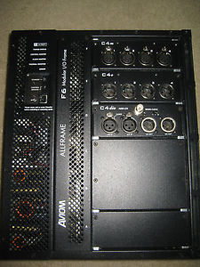 Aviom F6 Modular I/O Frame with C4m, C4o, & C4dio modules