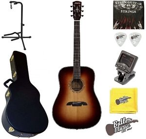 Alvarez ADA1965 Solid Top Acoustic Dreadnought Guitar w/BK Hard case + More!!