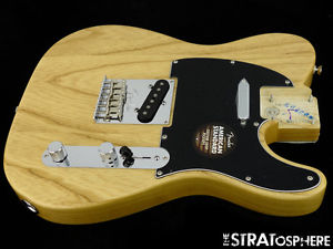 LOADED 2016 Fender American Standard Tele BODY Twisted Telecaster Natural Ash