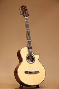 MORRIS SJ-131 mini 2010 Guitar USED w/Hardcase FREE SHIPPING from Japan #R729