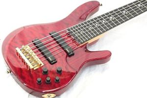 YAMAHA Translucent Dark Red John Patitucci  6-strings Free Shipping