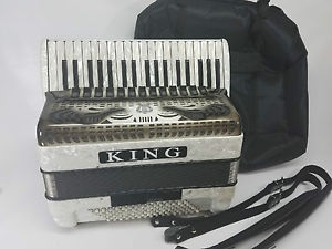 Polka,Zydeco,Gypsy,Jazz,Continental:: KING ::PIANO accordion 37 key 96 bass NEW