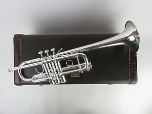 Bach Stradivarius 229S-25A C Trumpet in Silver-Plate with Case [716931]