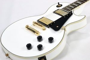 Epiphone Les Paul Custom PRO Alpine White Used Free Shipping from Japan #g418