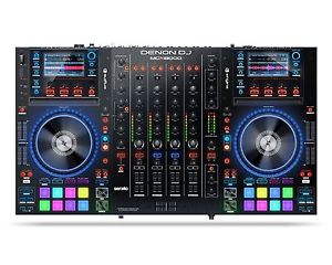 Denon DJ MCX8000 4-Deck Serato DJ Digital DJ Controller with 2 High-Res Screens