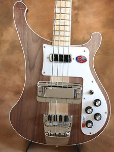 New Rickenbacker Walnut Bass 4003W Binding OHSC Unplayed