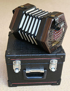 Lachenal English Concertina 48 key with case
