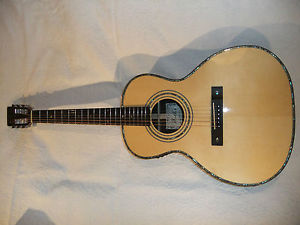 Western-Gitarre Picker-Auditorium OM-Form,Mod."Weller-OM-800-SRFEQ