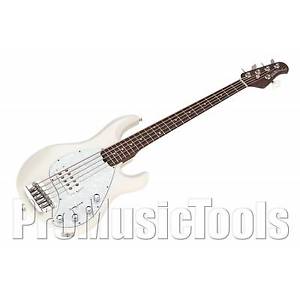 Music Man USA Stingray 5 WH - White - Rosewood Neck Limited Edition *NEW*