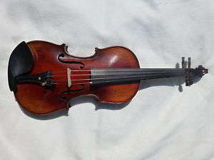 HECHO A MANO VIOLÍN,STRADIVARIUS COPY,ESTILO ANTIGUO,ARCO Y FUNDA