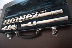Yamaha flute 385 II - silver head joint - Made in Japan in good condition