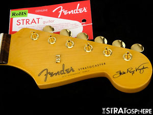 USA Fender SRV Stevie Ray Vaughan Stratocaster NECK & TUNERS Pau Ferro 12" SAVE!