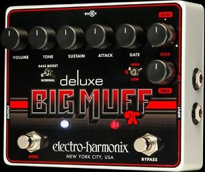 NEW Electro Harmonix Deluxe Big Muff PI Fuzz Pedal True Bypass w/ 9V Battery EHX