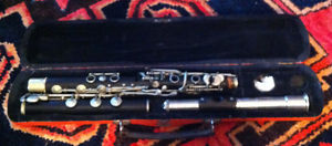 Vintage German Wood Unknown System Flute  Great Intrument L@@K!