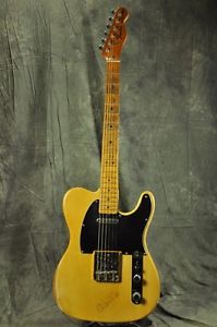 FENDER USA / 1981.Telecaster Blonde/Free shipping Guiter From JAPAN