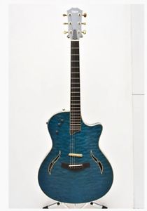 Taylor T5 Custom Koi Blue w/hard case Free shipping Guiter Bass From JAPAN #Q22