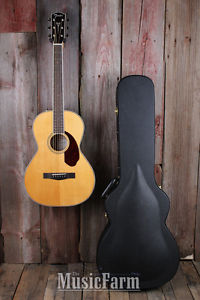 Fender® Paramount PM2 Standard Parlor Acoustic Electric Guitar with Case DEMO