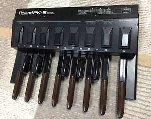 Very Good! Roland PK-5 Dynamic MIDI Foot Pedal Discontinued Made in Italy